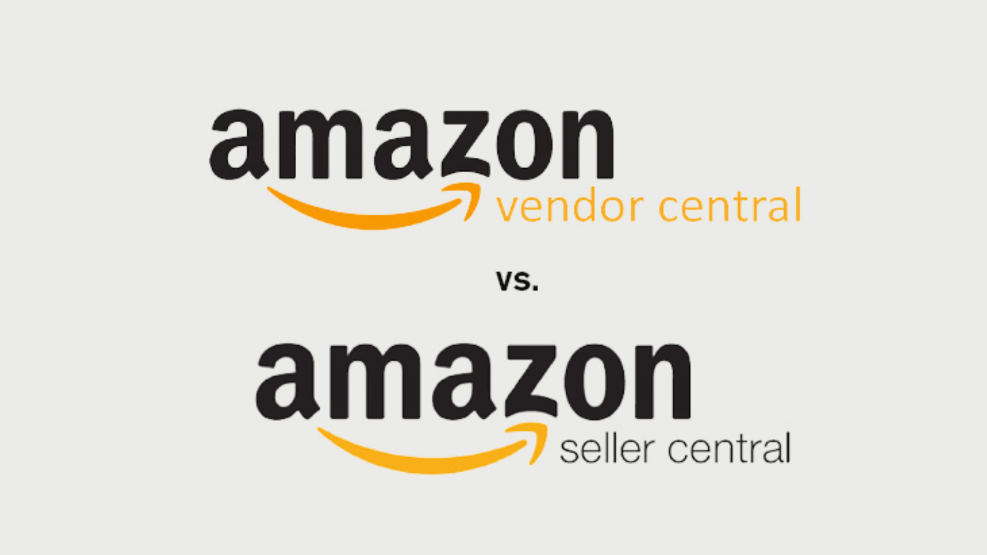 Title Photo for Blog Article comparing Amazon Vendor Central and Amazon Seller Central